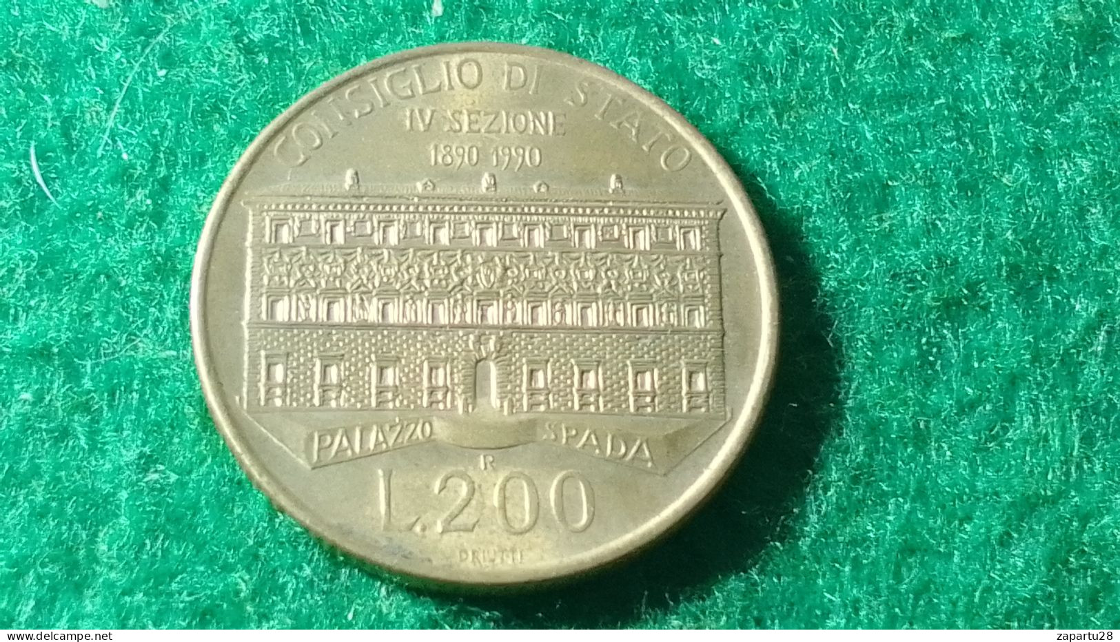 İTALYA-1990-   200   LİRE    HATIRA - 100 Lire