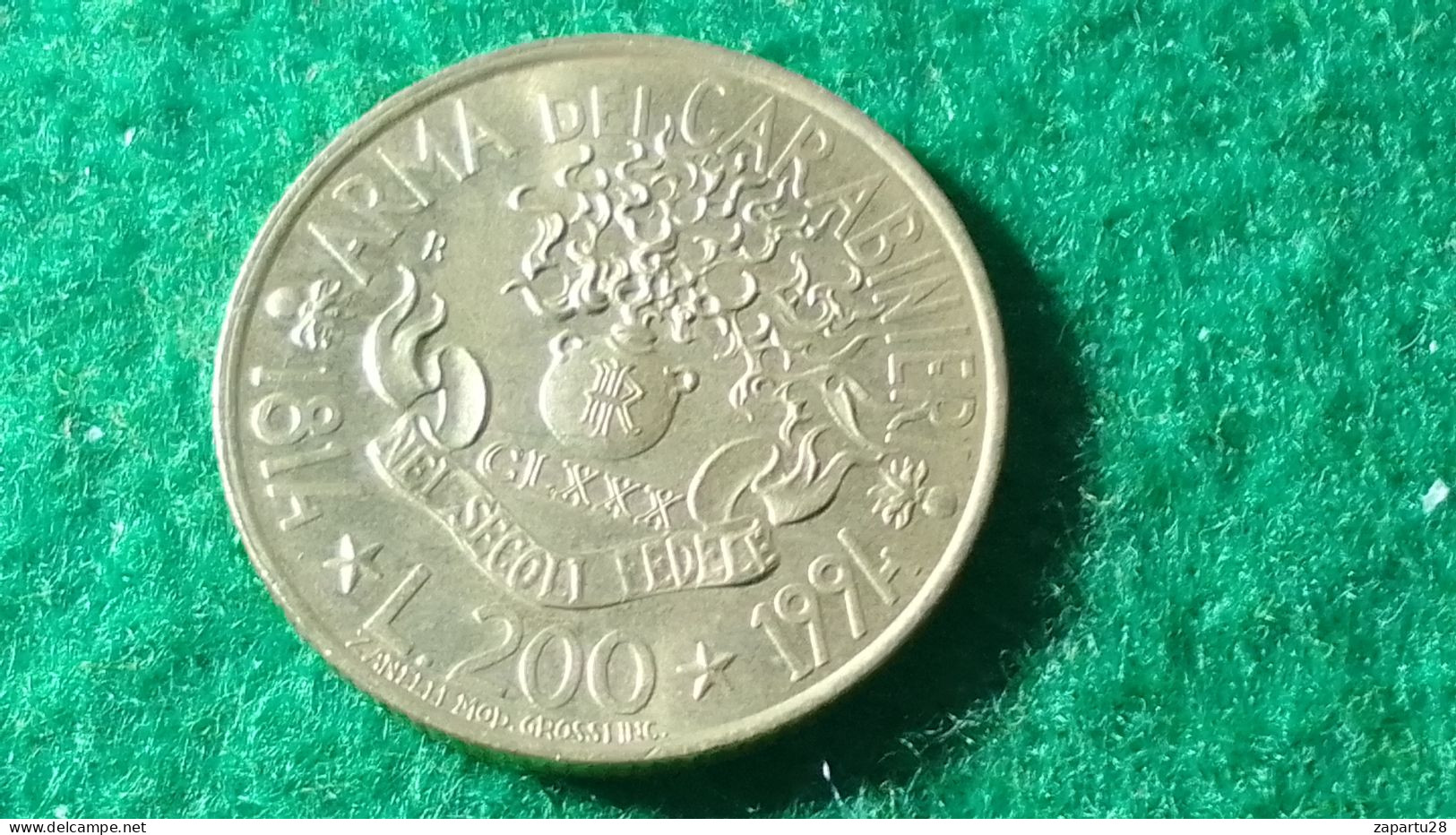 İTALYA-1990-   200   LİRE    HATIRA - 100 Lire