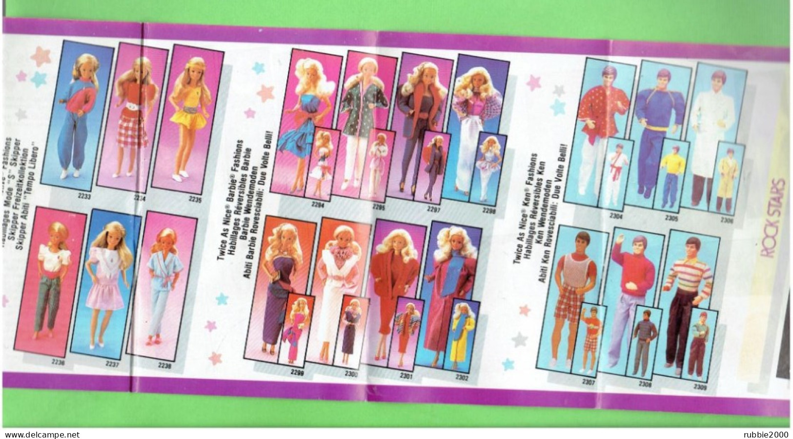 CATALOGUE POUPEE BARBIE 1987 MATTEL - Barbie