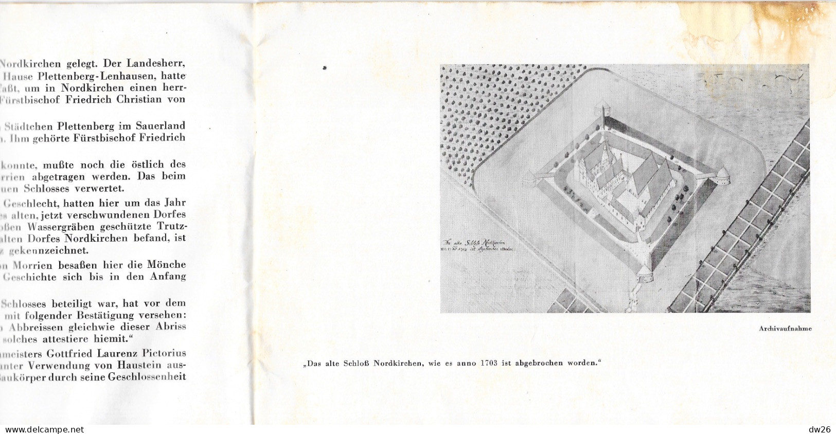 Dépliant Touristique: Schloss Nordkirchen (Das Westfälische Versailles) Le Versailles Allemand, Livret 20 Pages - Reiseprospekte