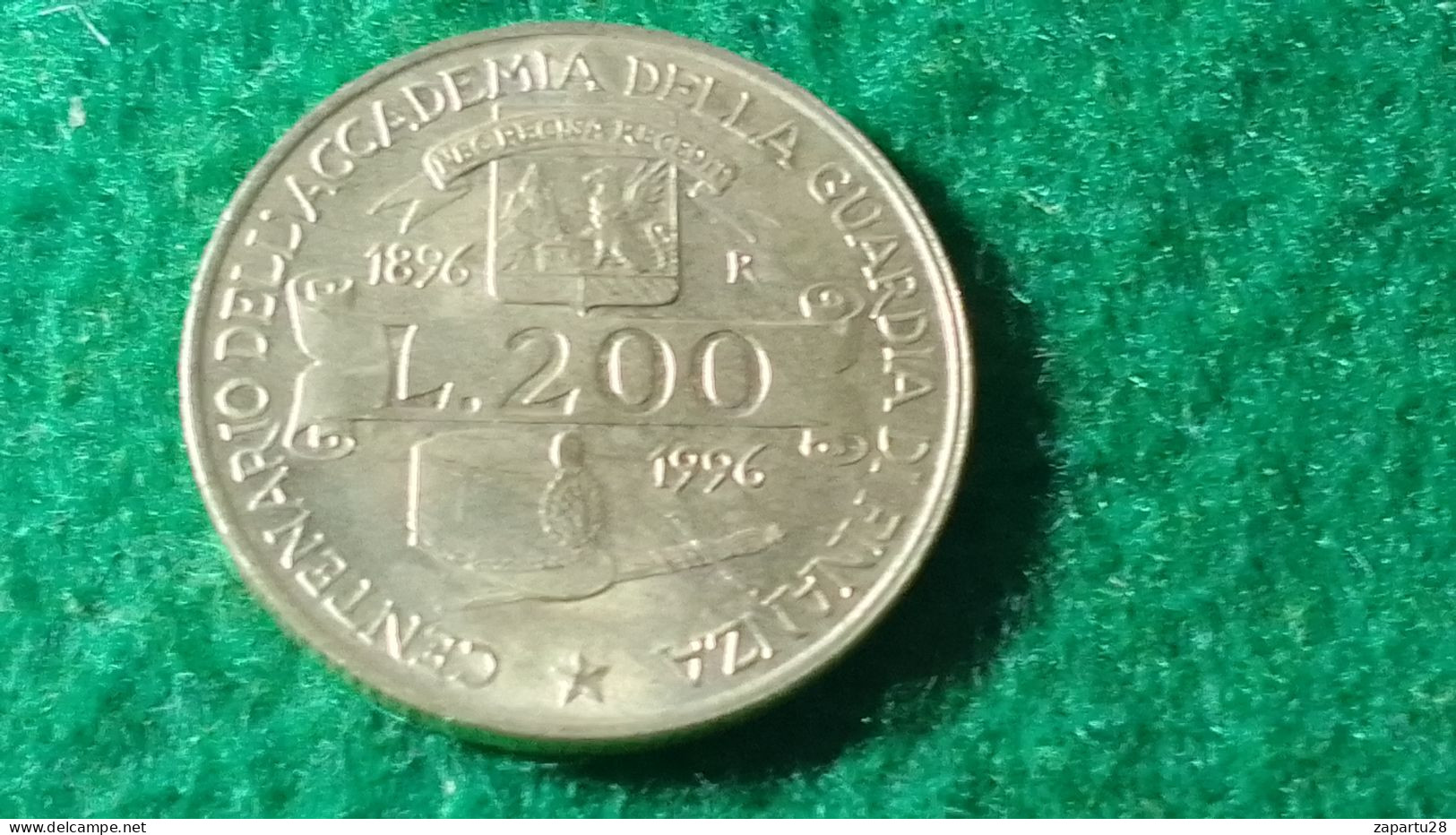 İTALYA-1996-   200   LİRE    HATIRA - 100 Lire