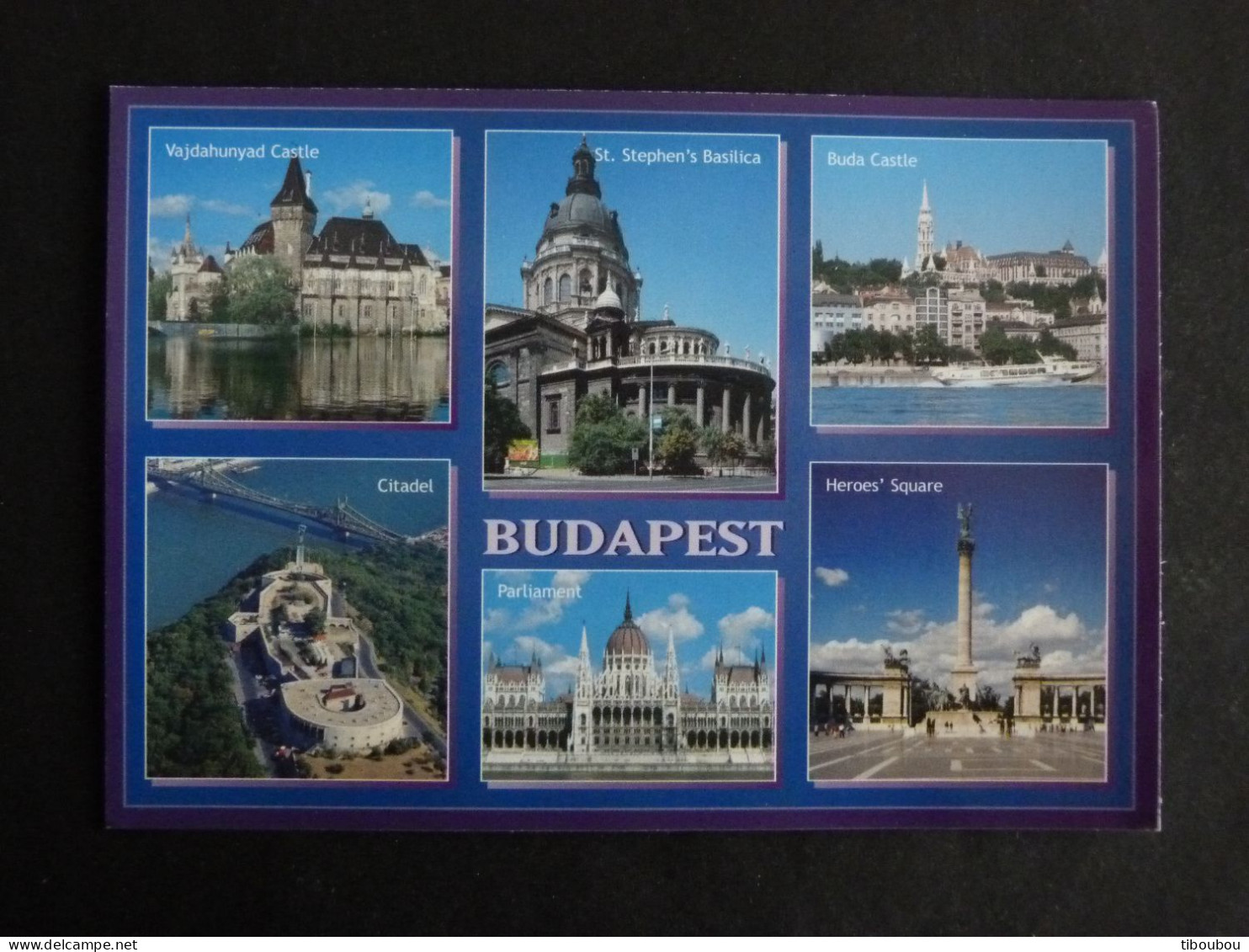 HONGRIE HUNGARY MAGYARORSZAG AVEC YT 3932 ATHLETISME - BUDAPEST MULTIVUES - Cartas & Documentos