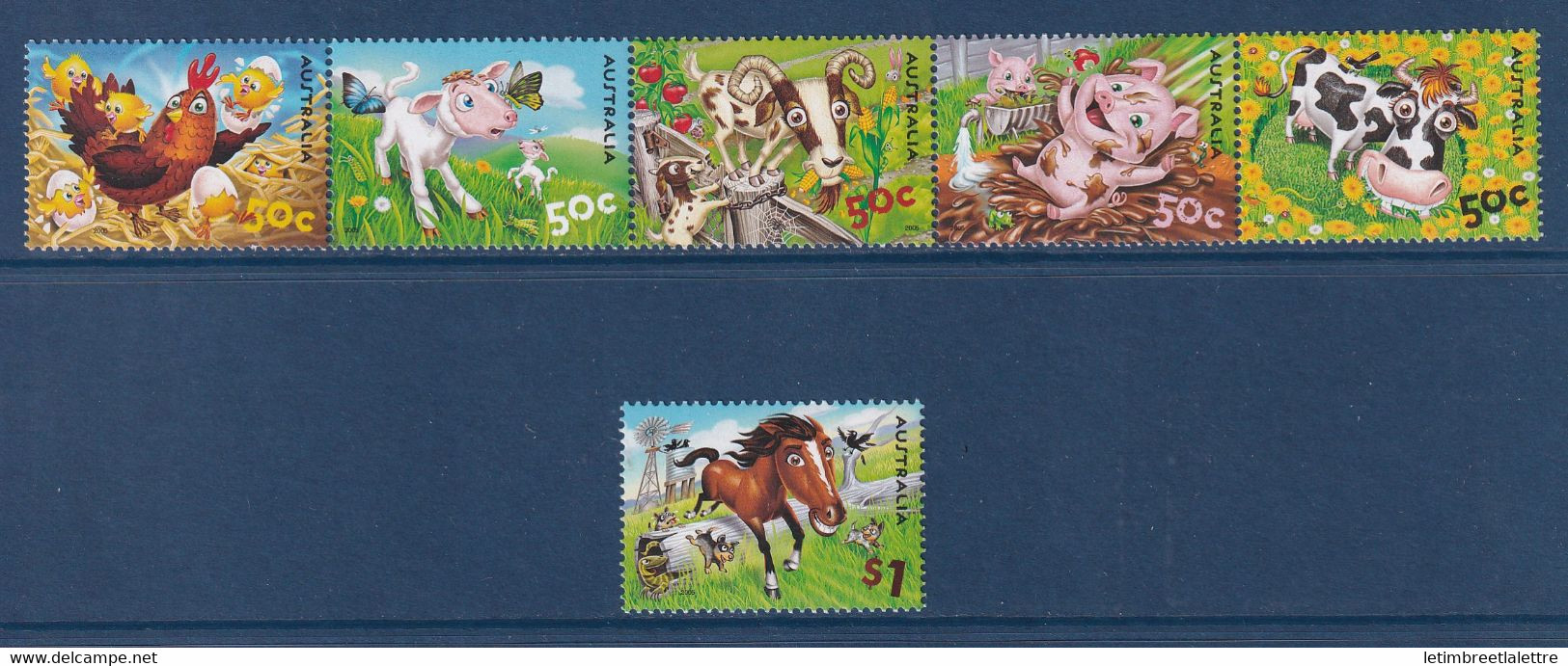 Australie - YT N° 2379 à 2384 ** - Neuf Sans Charnière - 2005 - Mint Stamps
