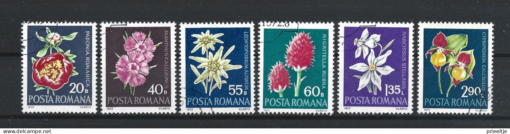 Romania 1972 Flowers Y.T. 2682/2687 (0) - Usati