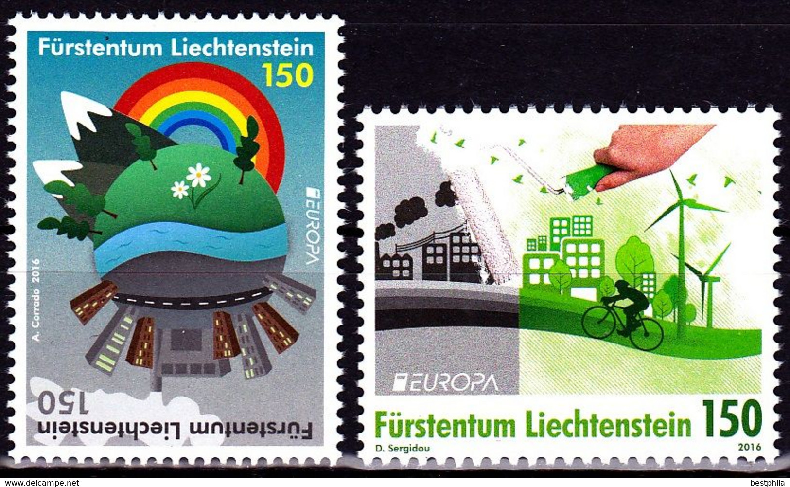 Europa Cept - 2016 - Liechtenstein - (Think Green) ** MNH - 2016