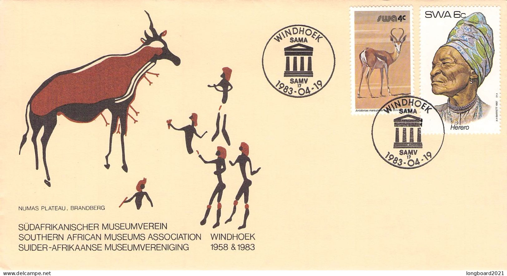 SOUTH WEST AFRICA - COLLECTION OF 14 COVERS / 5077