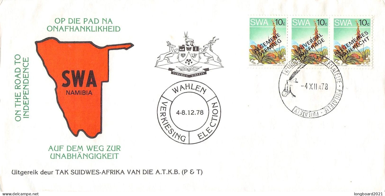 SOUTH WEST AFRICA - COLLECTION OF 14 COVERS / 5077