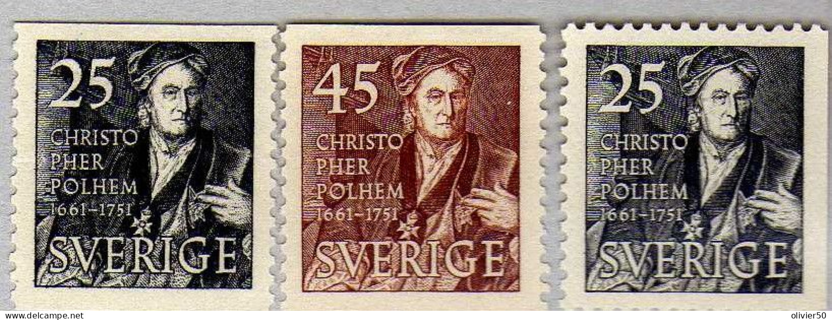 Suede - 1951 - Christopher Polhem - Inventeur - Neufs** - MNH - Nuevos