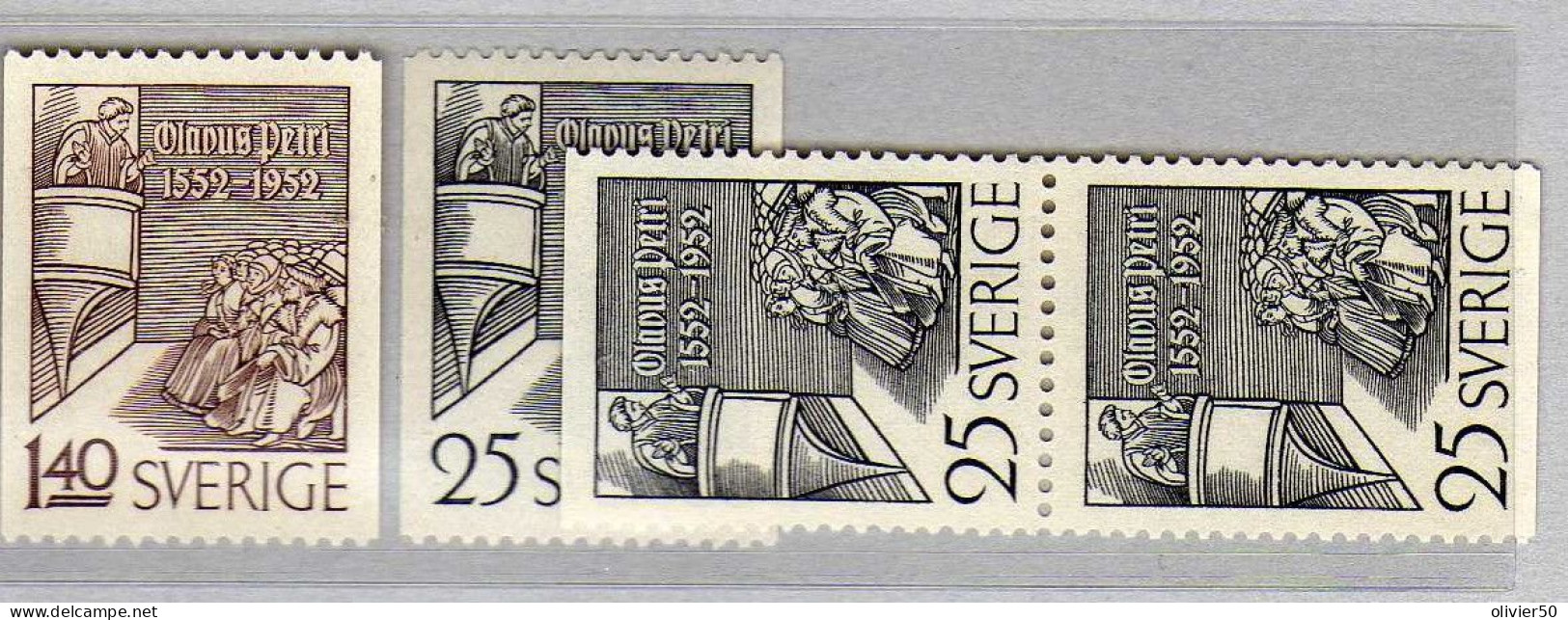 Suede - 1952 - Olavus Petri - Pretre De La Reforme -  Neufs** - MNH - Nuovi