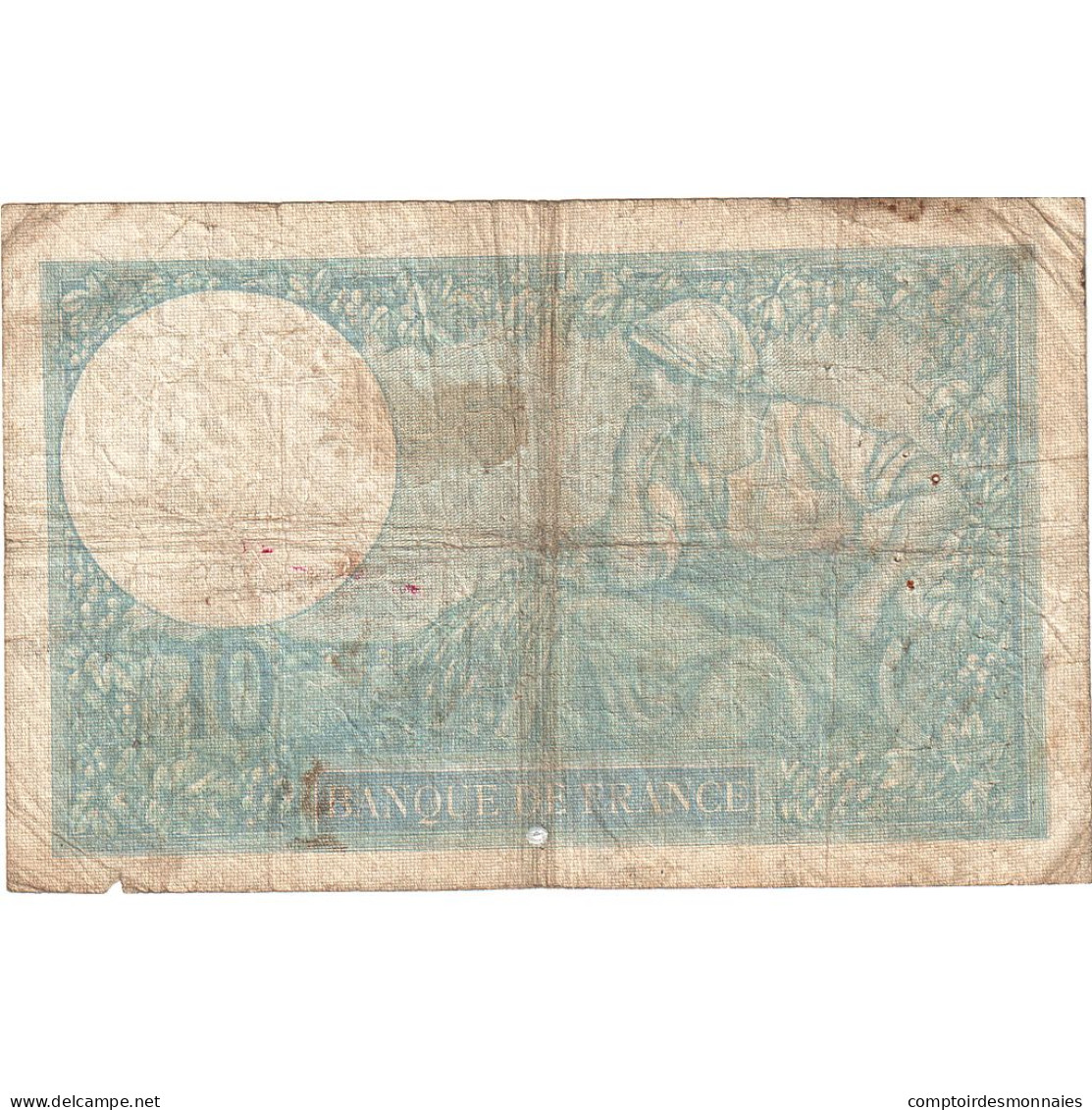 France, 10 Francs, Minerve, 1941, P.84461, B, Fayette:07.29, KM:84 - 10 F 1916-1942 ''Minerve''
