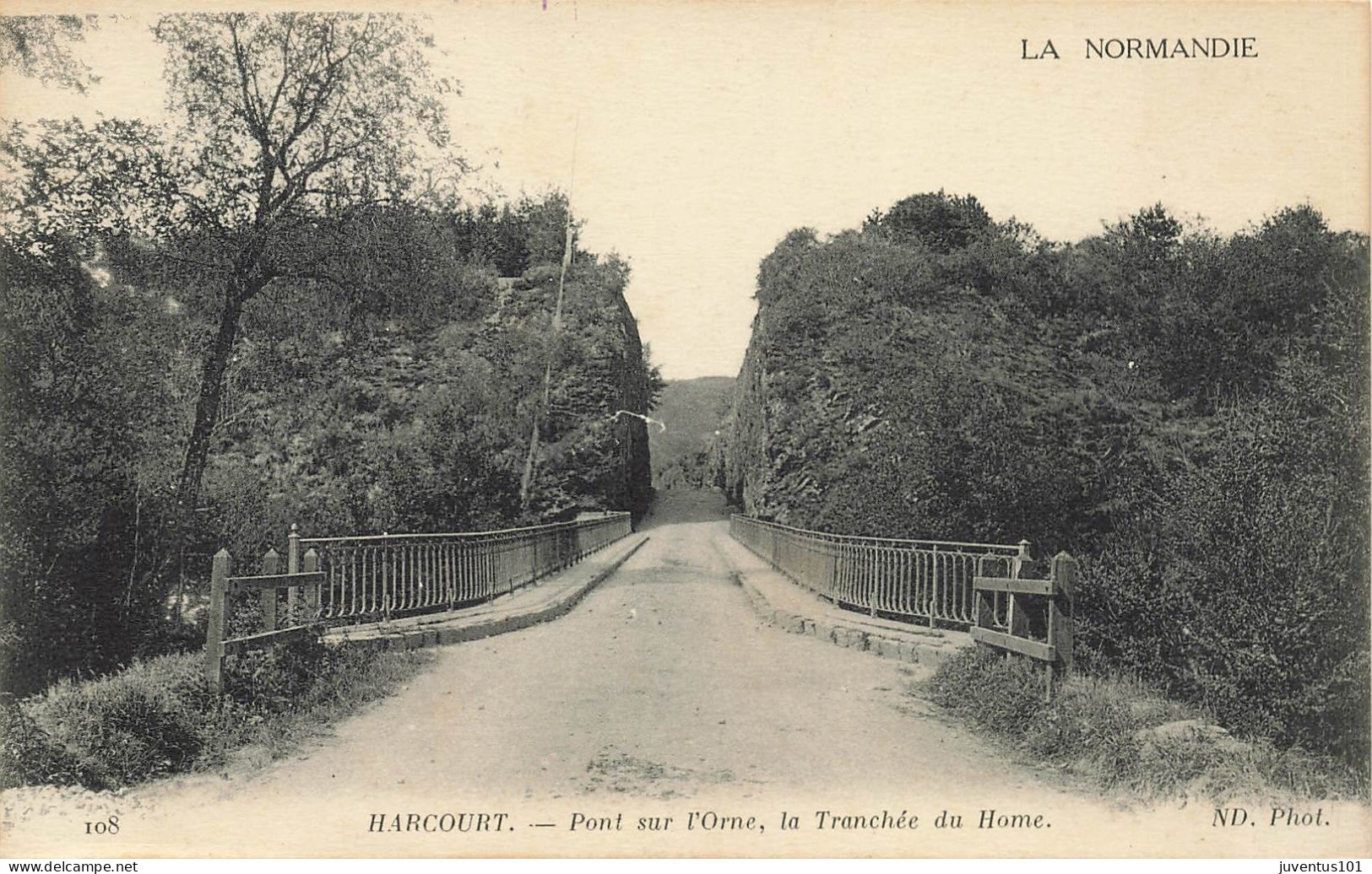 CPA Harcourt-Pont Sur L'Orne-La Tranchée Du Home-108        L2621 - Harcourt