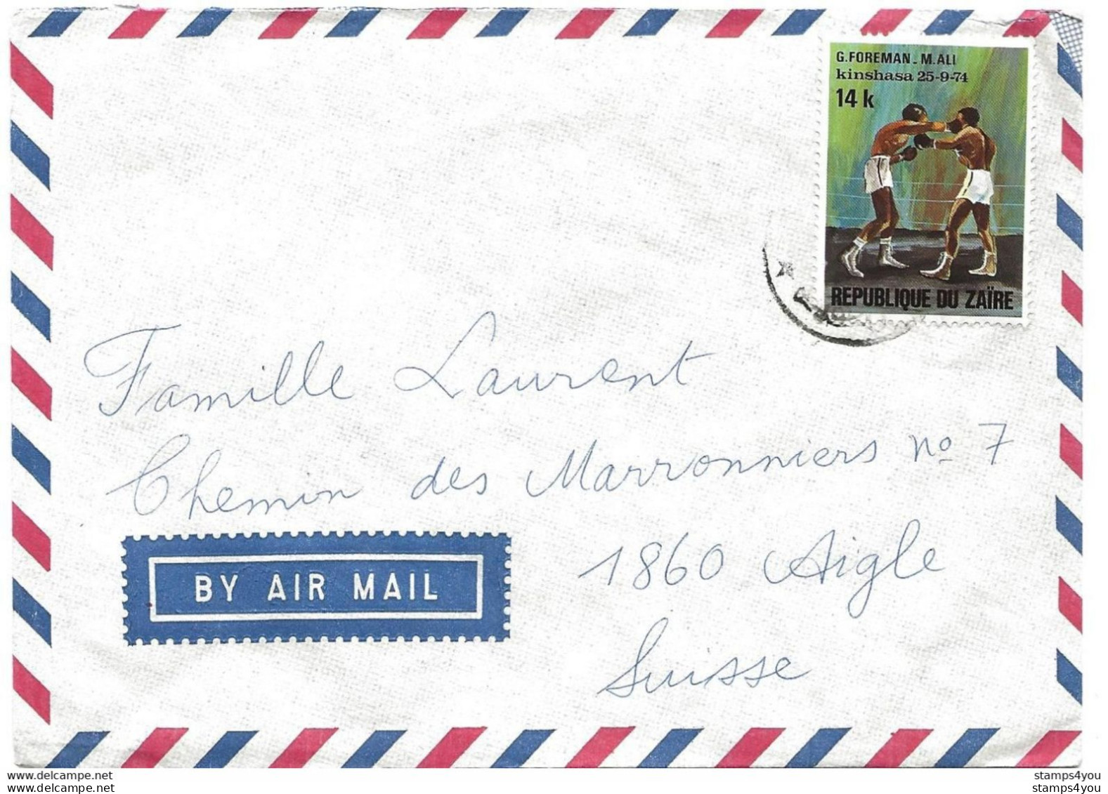 281 - 4 - Enveloppe Envoyée De Lurzi En Suisse - Autres & Non Classés