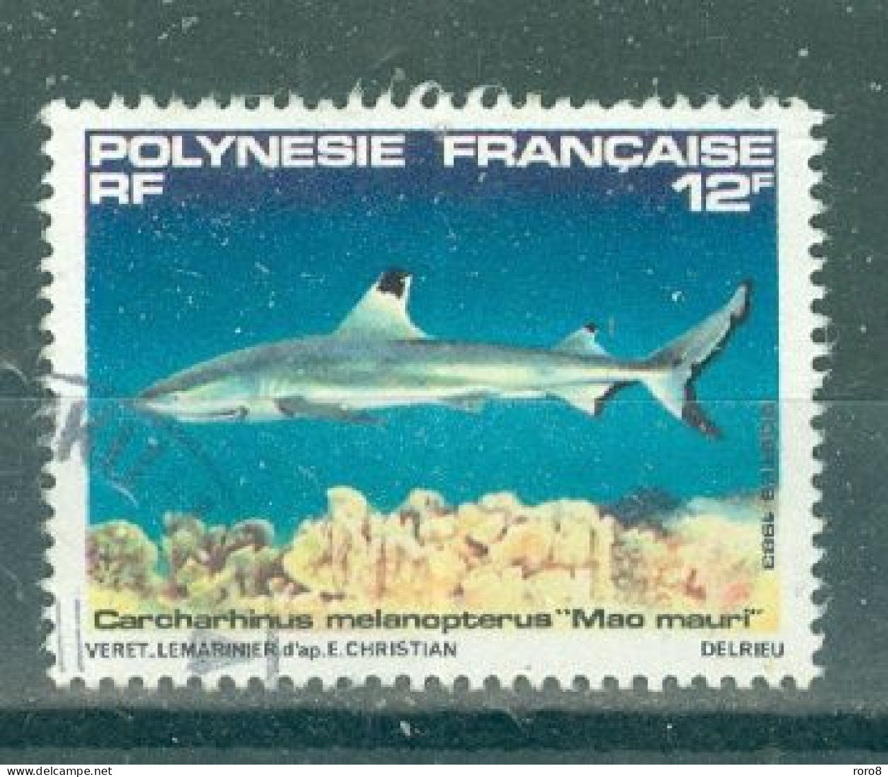 POLYNESIE - N°194 Oblitéré - Faune Marine. Poissons. - Oblitérés