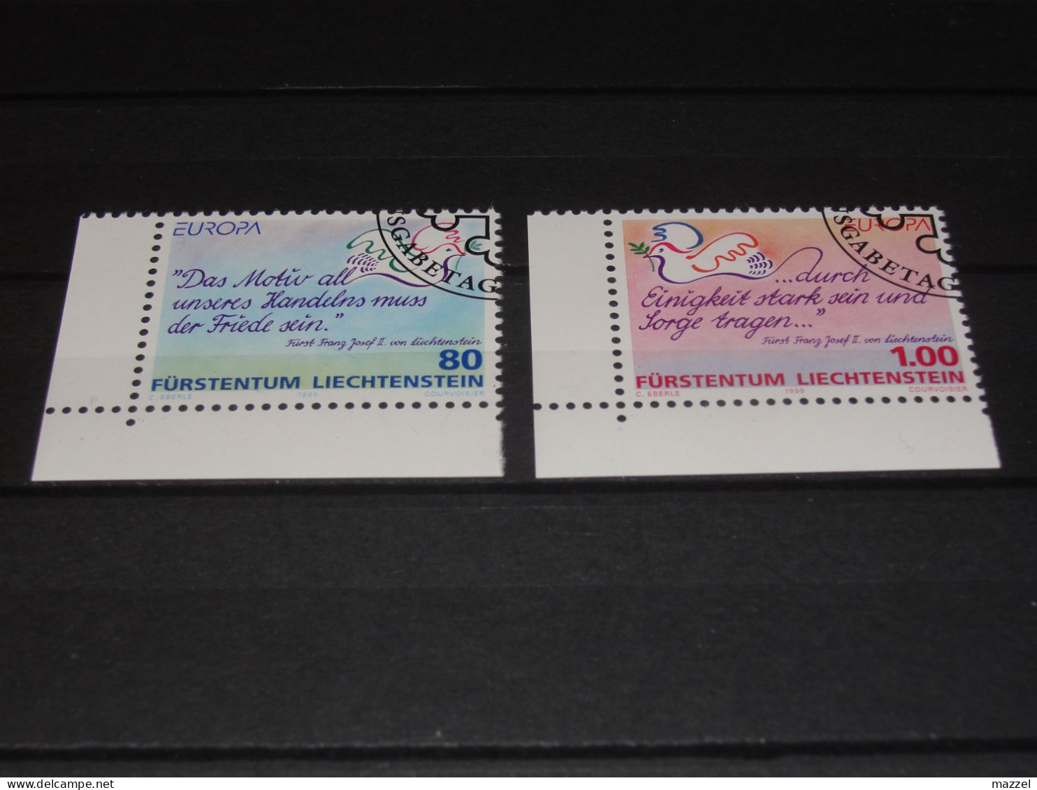 LIECHTENSTEIN   SERIE  1103-1104   GEBRUIKT (USED) - Used Stamps