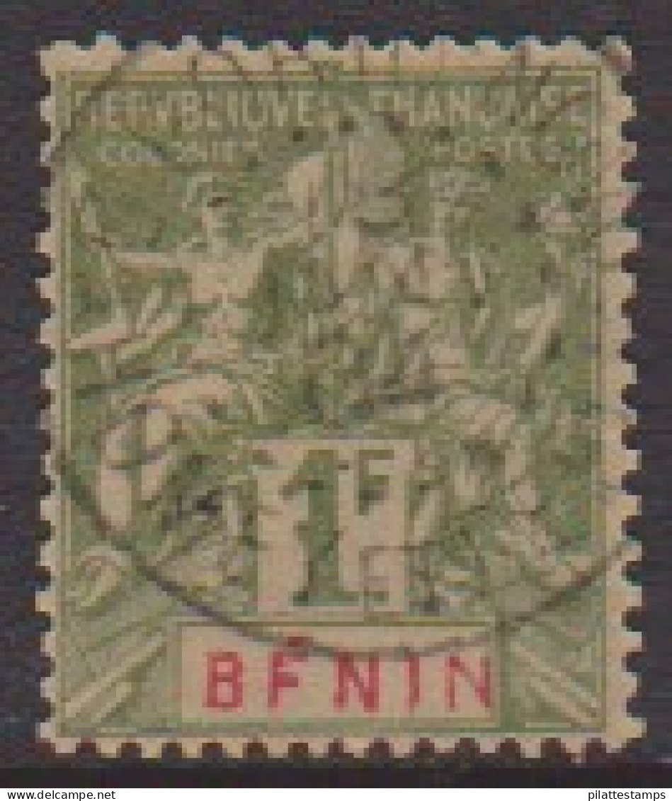 Bénin 45a Obl Variété "BFNIN" - Autres & Non Classés