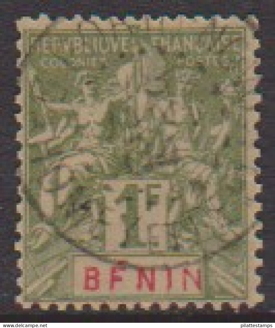 Bénin 45a Obl Variété "BFNIN" - Altri & Non Classificati