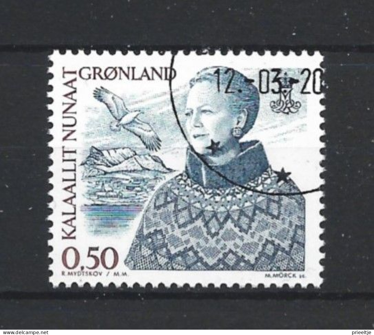 Greenland 2002 Queen Margrethe Y.T. 367 (0) - Used Stamps