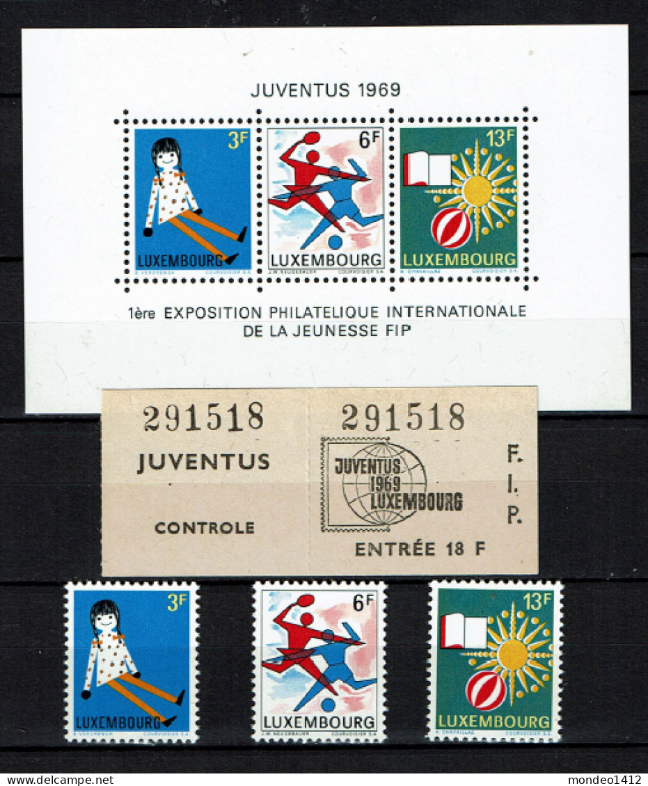 Luxembourg 1969 - Bloc/block 8 - MNH - Juventus 1969 - Blocs & Hojas