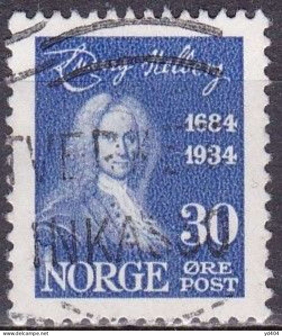 NO023C – NORVEGE - NORWAY – 1934 – LUDWIG HOLBERG – SG # 234 USED 4,50 € - Gebraucht