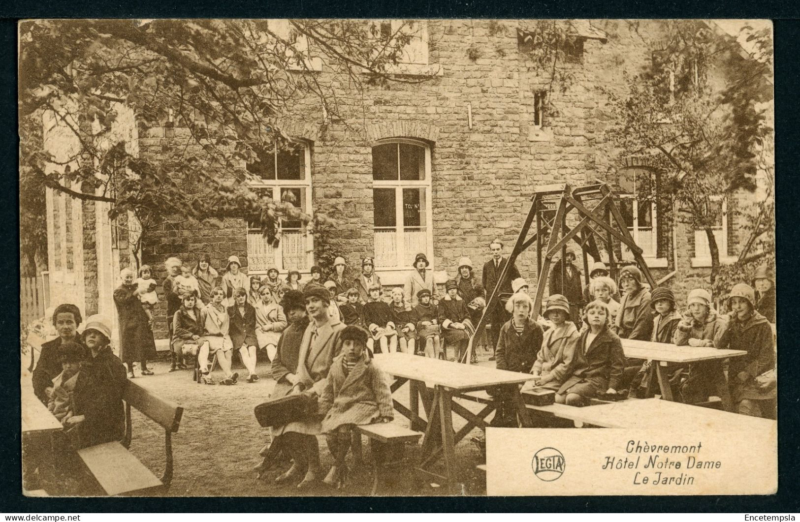 CPA - Carte Postale - Belgique - Chêvremont - Hôtel Notre Dame - Le Jardin (CP24209OK) - Chaudfontaine