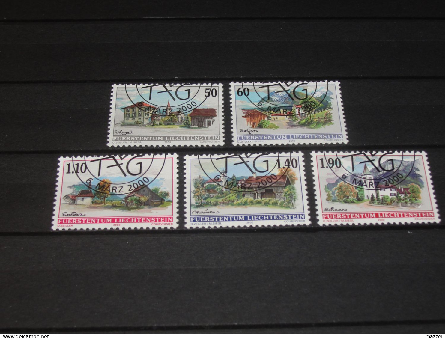 LIECHTENSTEIN   SERIE  1229-1233  GEBRUIKT (USED) - Used Stamps