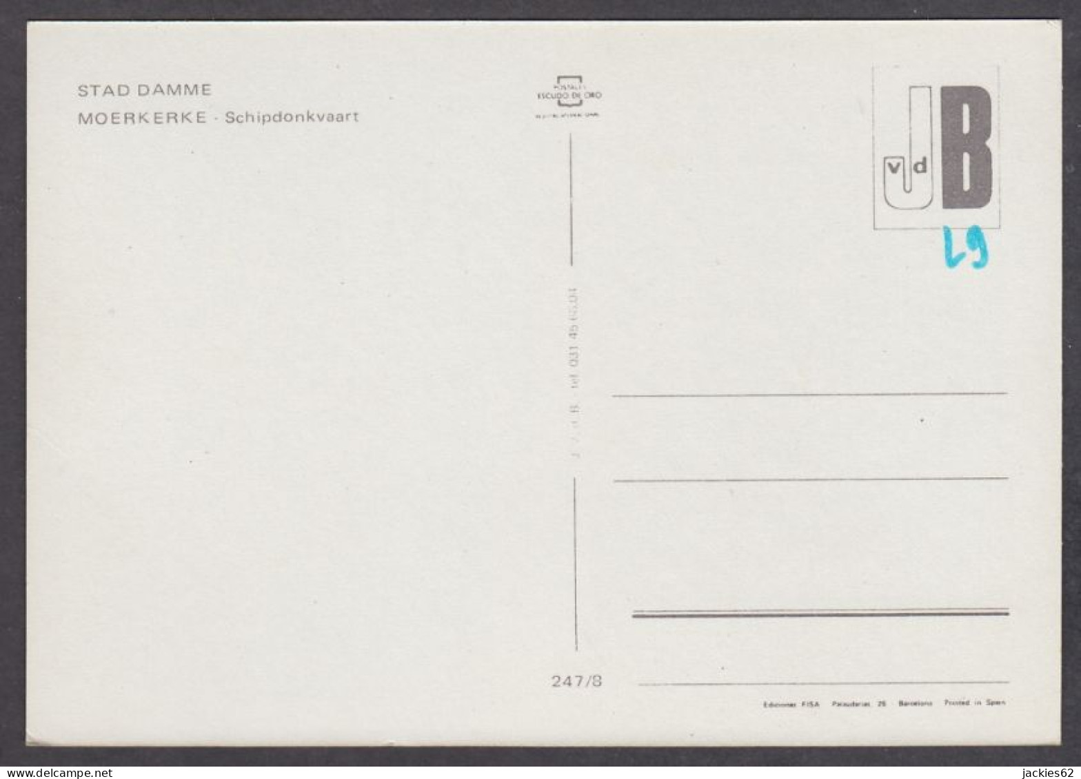 118997/ MOERKERKE, Schipdonkvaart - Damme