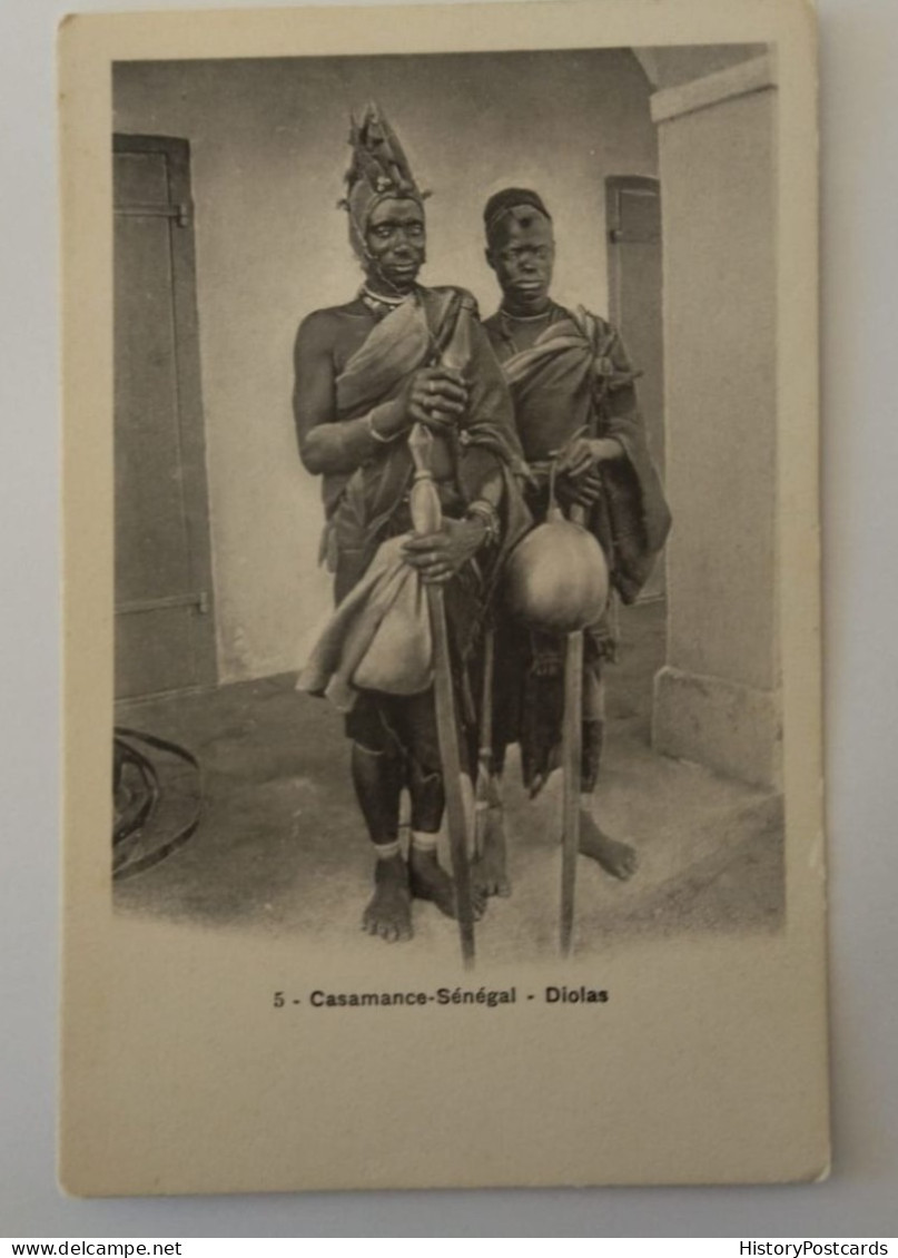 Casamance, Senegal, Diolas, Ethnie, Krieger, 1910 - Senegal