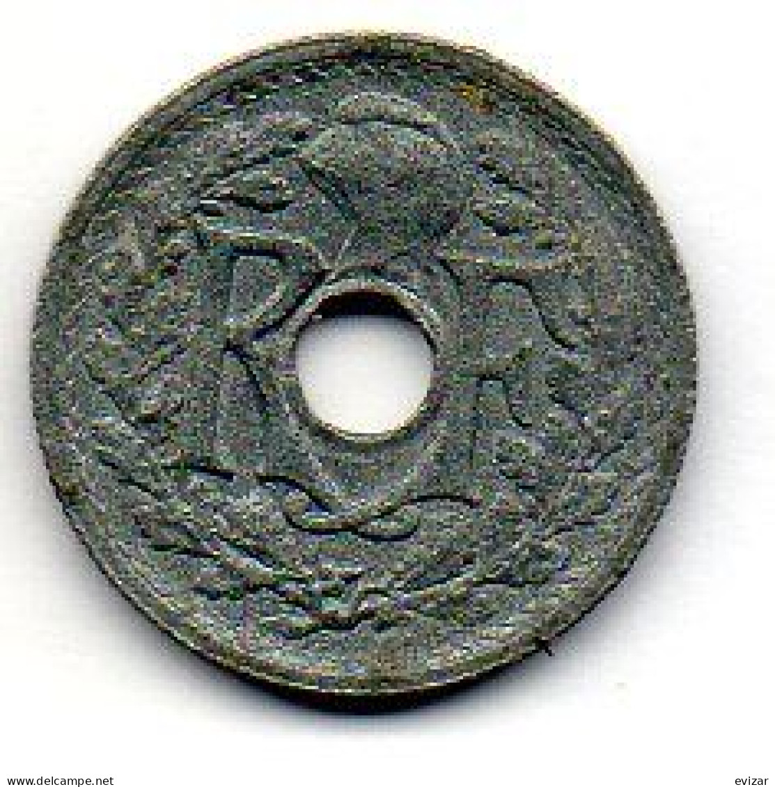 FRANCE, 10 Centimes, Zinc, Year 1945, KM # 906.1 - 10 Centimes