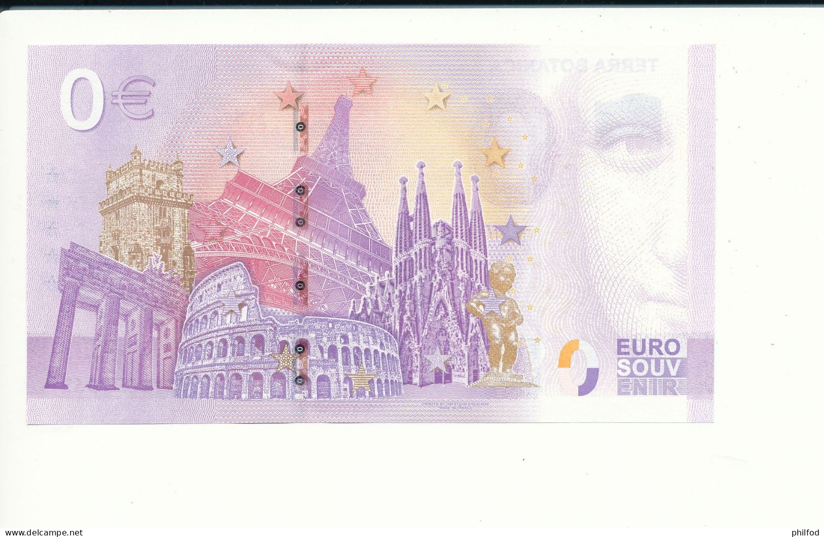 Billet Touristique  0 Euro  - TERRA BOTANICA - 2022-2 -  UEYB -  N° 2063 - Altri & Non Classificati