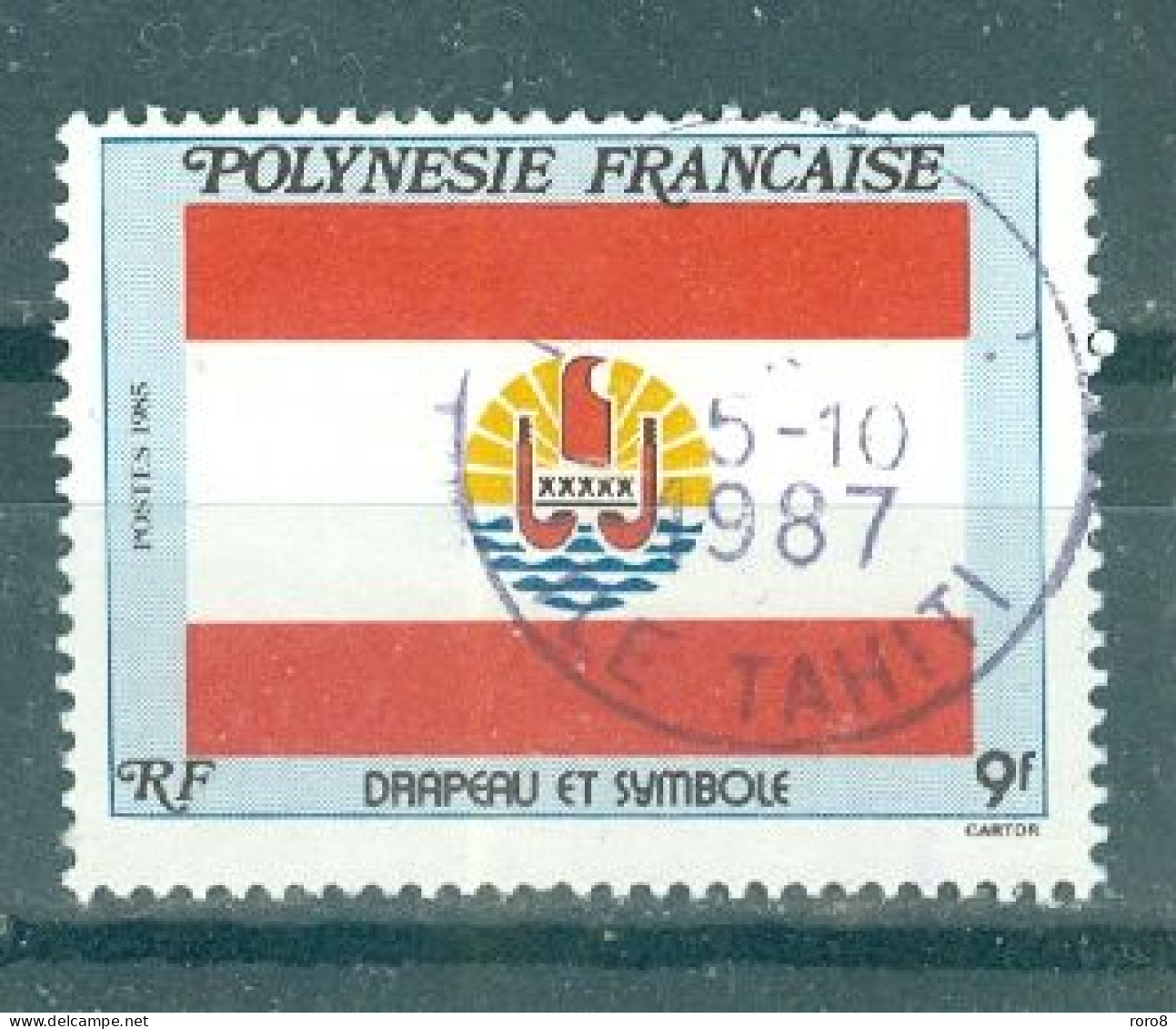 POLYNESIE - N°237 Oblitéré - Drapeau De La Polynésie. - Gebraucht