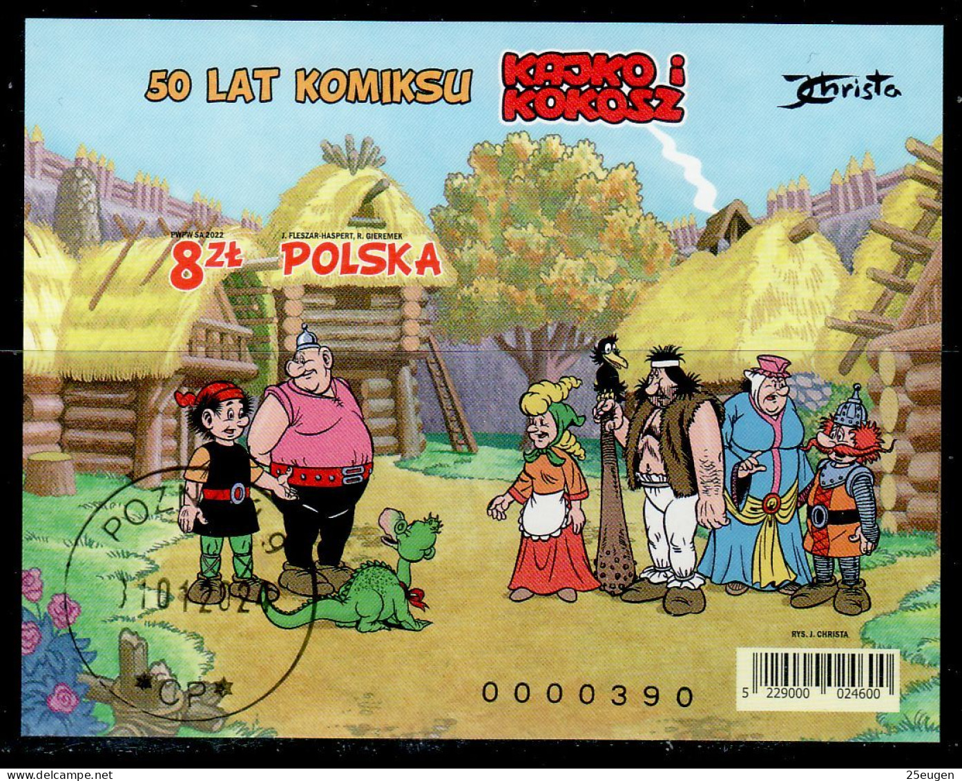 POLAND 2022 Michel No Bl 313B Used - Gebraucht