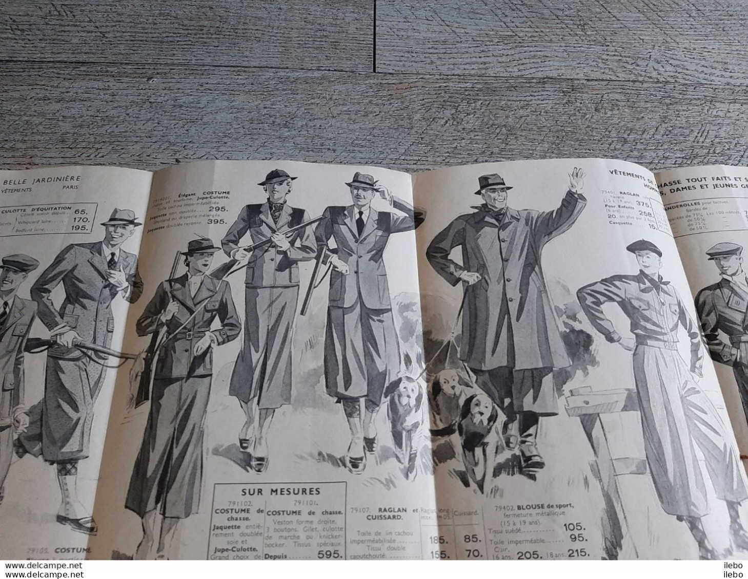Petit Catalogue Belle Jardinière Vêtements Acessoires Pour Chasse Et Pêche 1936 Paris Mode Homme Femme - Caza/Pezca