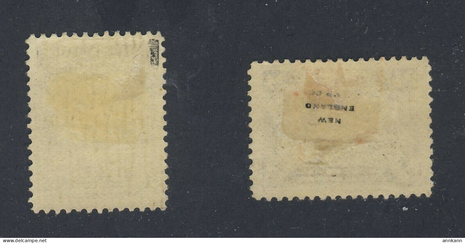 2x Newfoundland MH Stamps #64-4c Hunting F #65-5c Mining VF Guide Value = $23.00 - 1857-1861