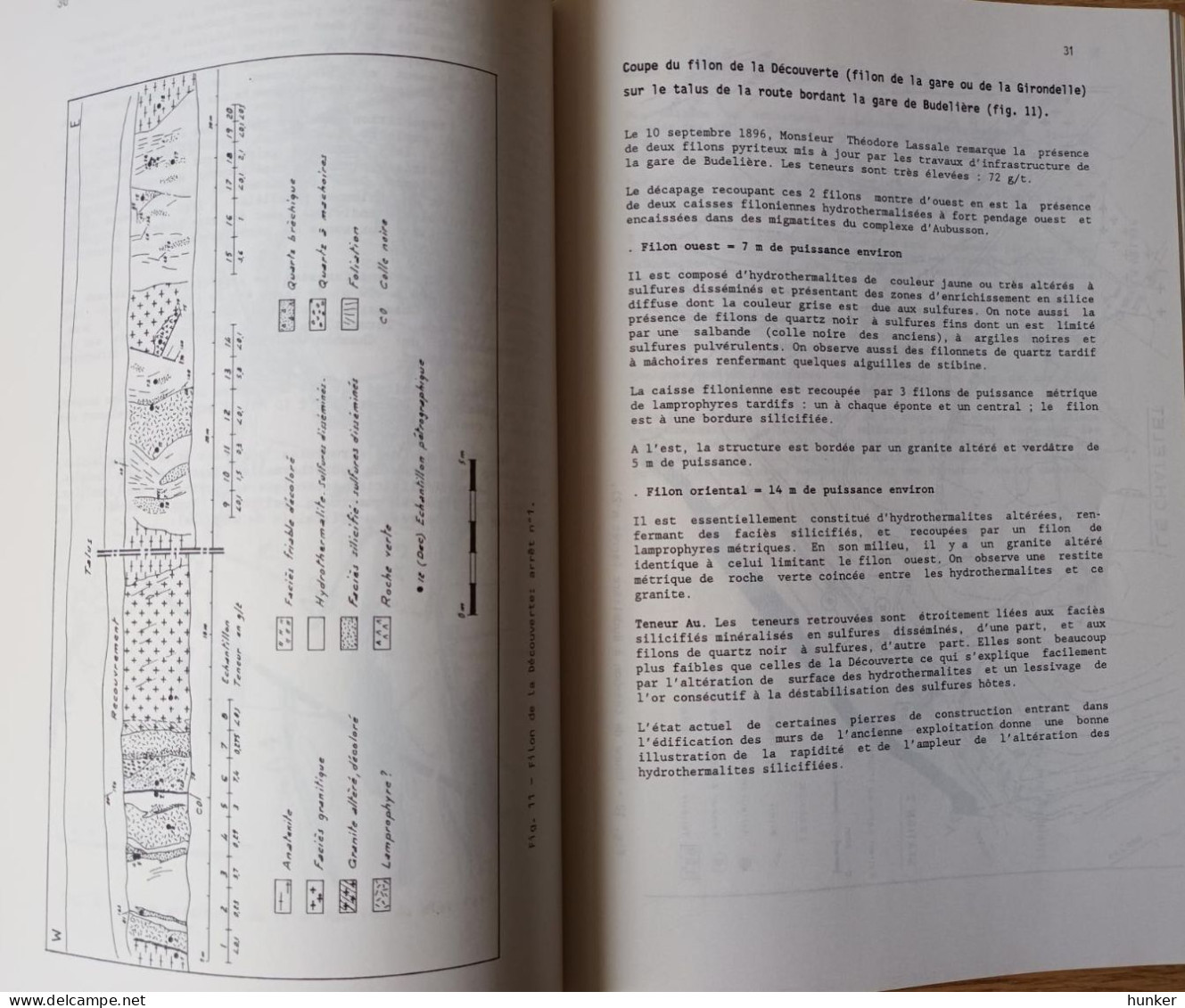 Les Districts Aurifères De La Marche Et Du Limousin Mines Or Minéralogie Géologie 1989 - Ciencia