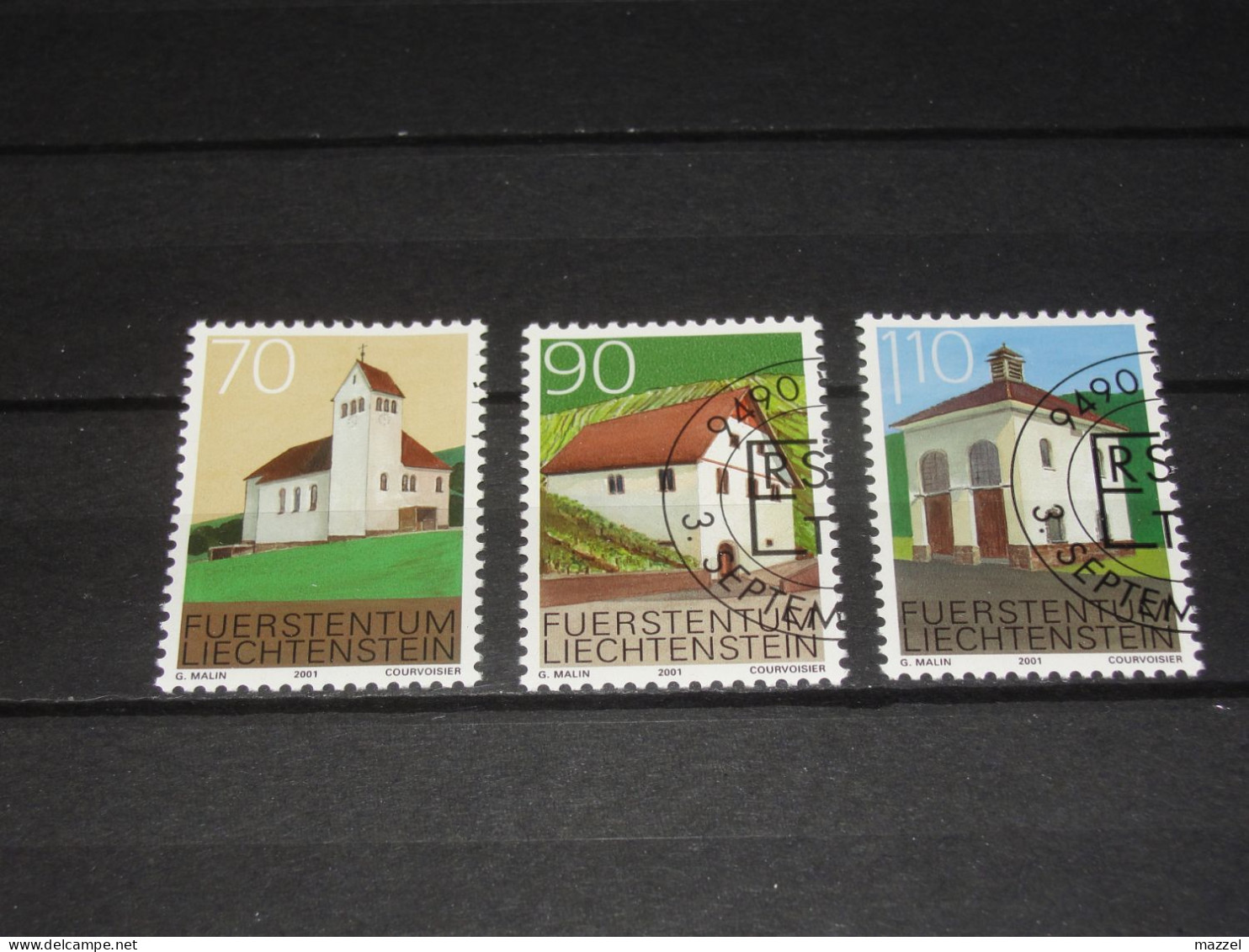 LIECHTENSTEIN   SERIE  1268-1270  GEBRUIKT (USED) - Gebruikt