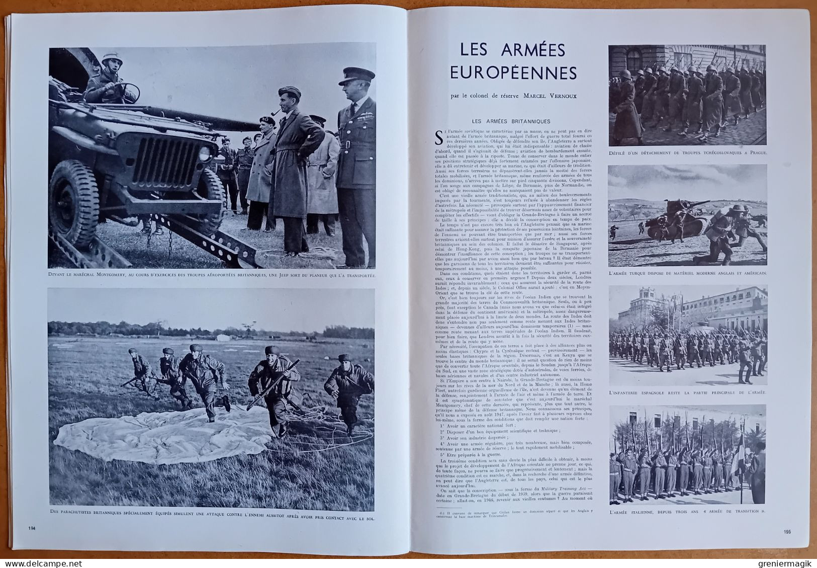 France Illustration N°151 21/08/1948 Clôture J.O. Wembley/Northrop XP-79/Guadeloupe/Toulon/Armes de chasse/Triouzoune
