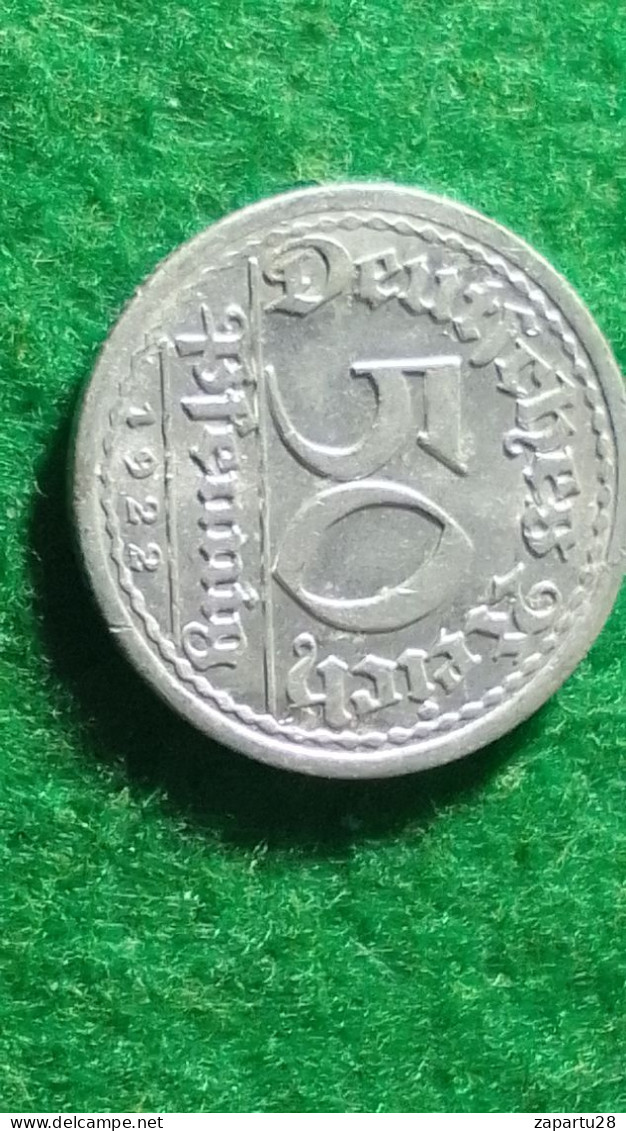 ALMAN İMPRATORLUĞU -1922-  50 PFENİG - 50 Pfennig