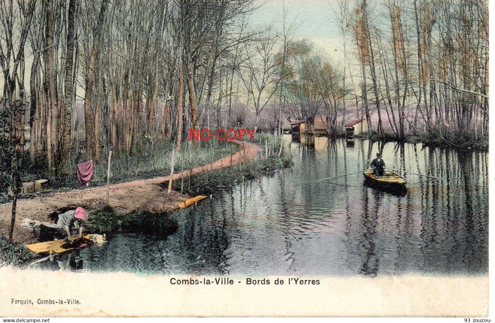 77. COMBS LA VILLE. Bords De L'Yerres. 1905. - Combs La Ville