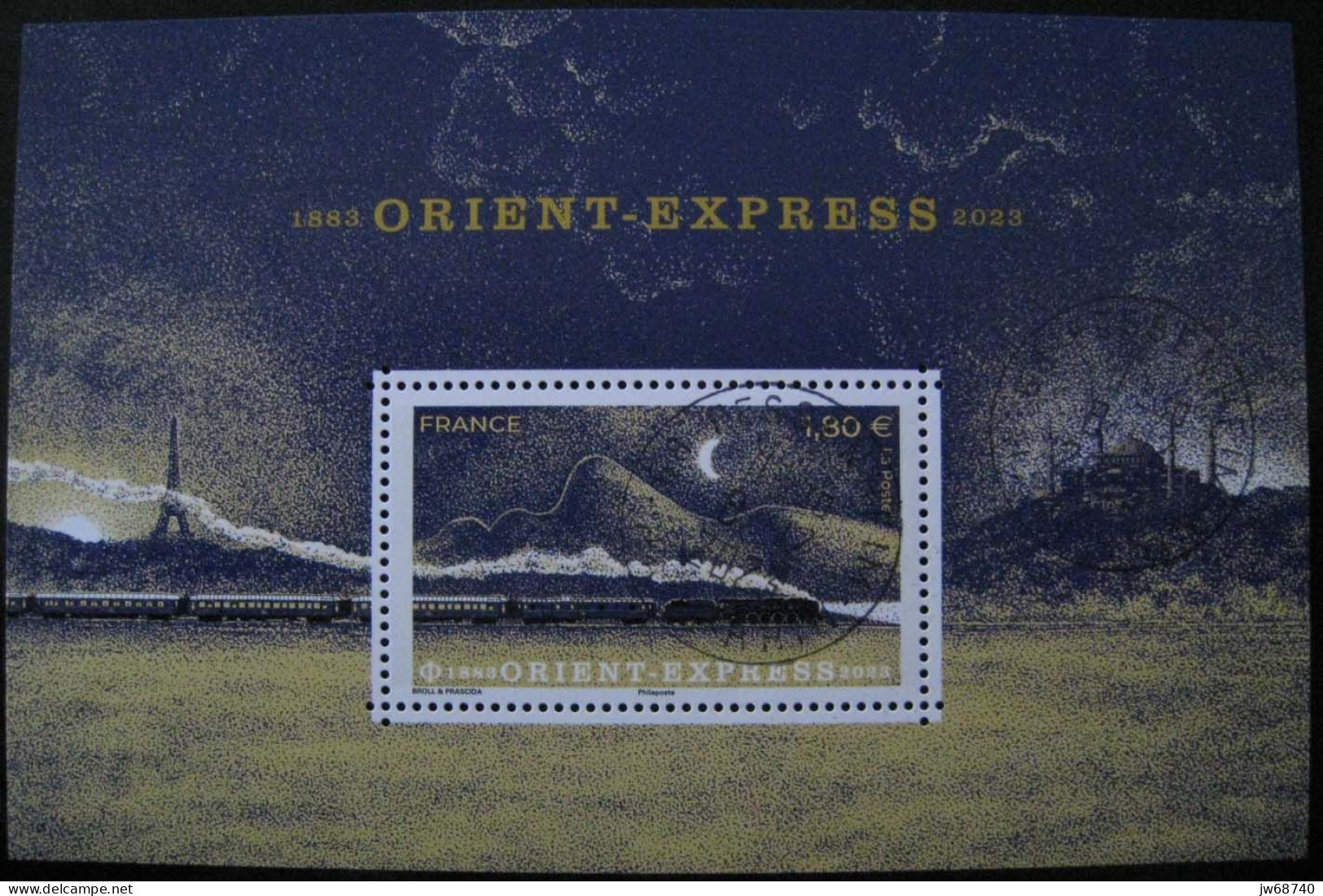 Timbre De France 2023 Orient Express -  Bloc Oblitéré - Other & Unclassified