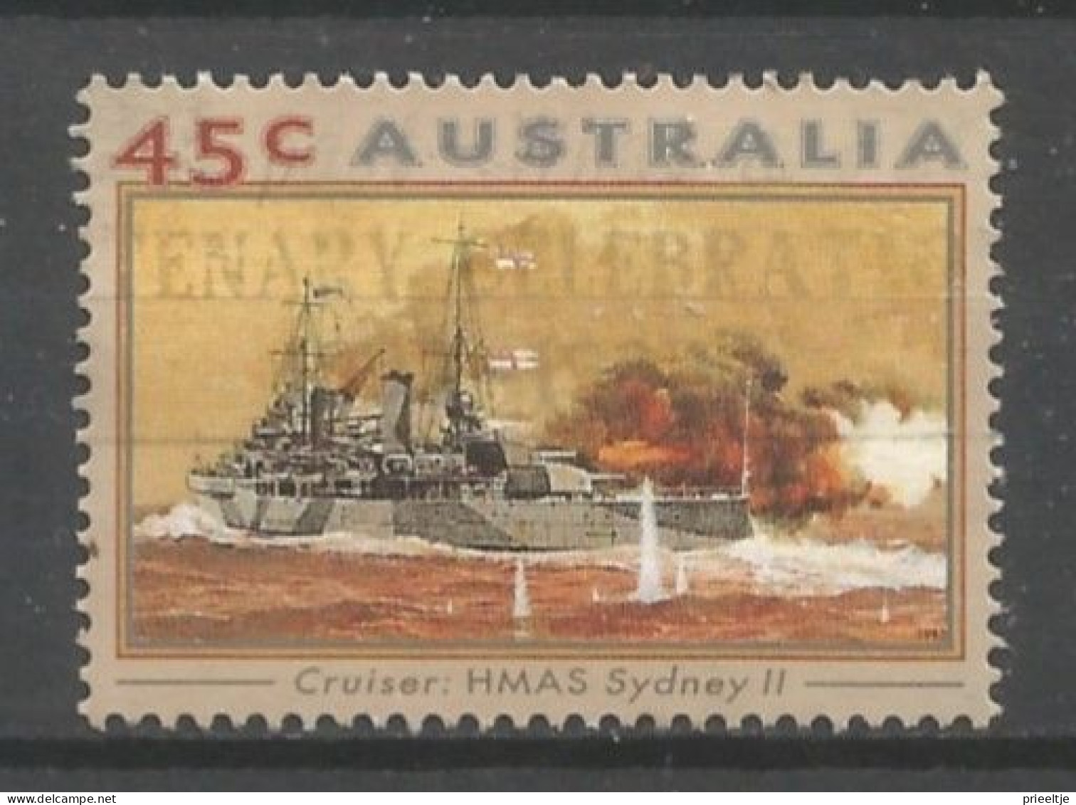 Australia 1993 WWII Battle Ships Y.T. 1298 (0) - Oblitérés