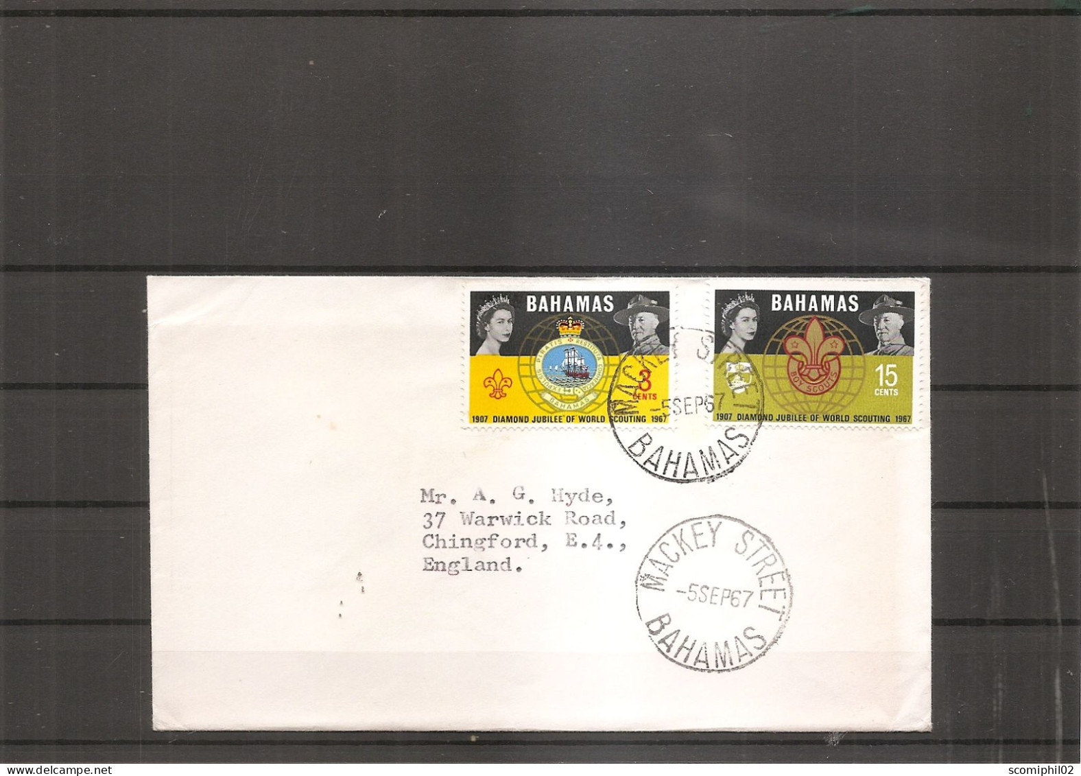 Bahamas - Scoutisme ( FDC De 1967 à Voir) - 1963-1973 Interne Autonomie