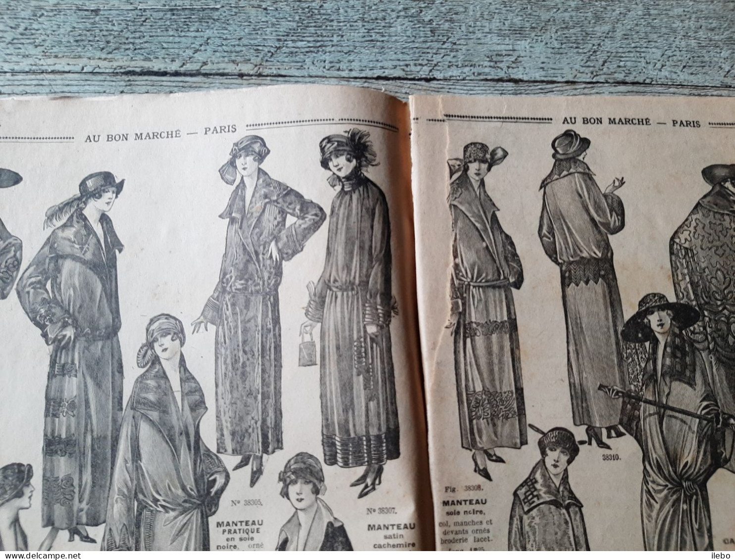 catalogue ancien au bon marché paris été 1923 mode femme homme enfant divers