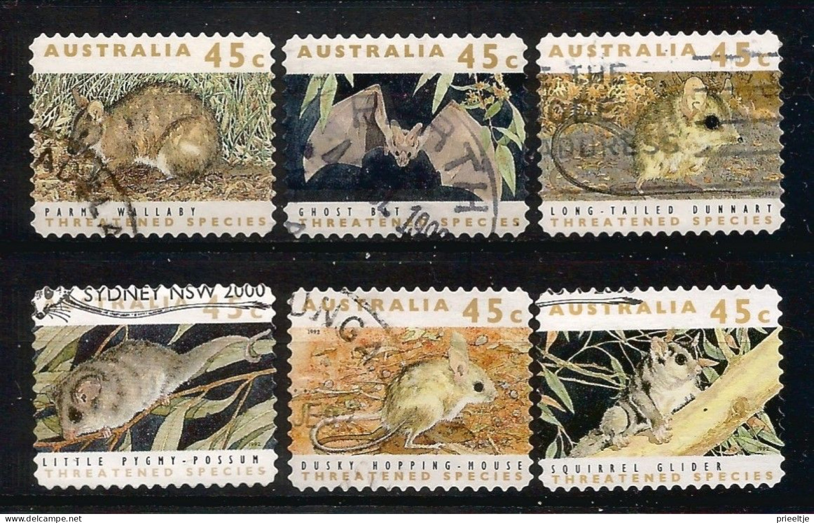 Australia 1992 Fauna S.A. Y.T. 1249/1254 (0) - Oblitérés
