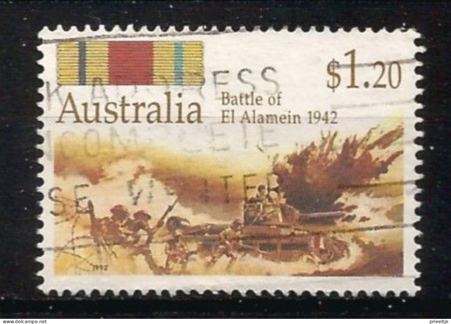 Australia 1992 WWII Battles 50th Anniv. Y.T. 1246 (0) - Oblitérés