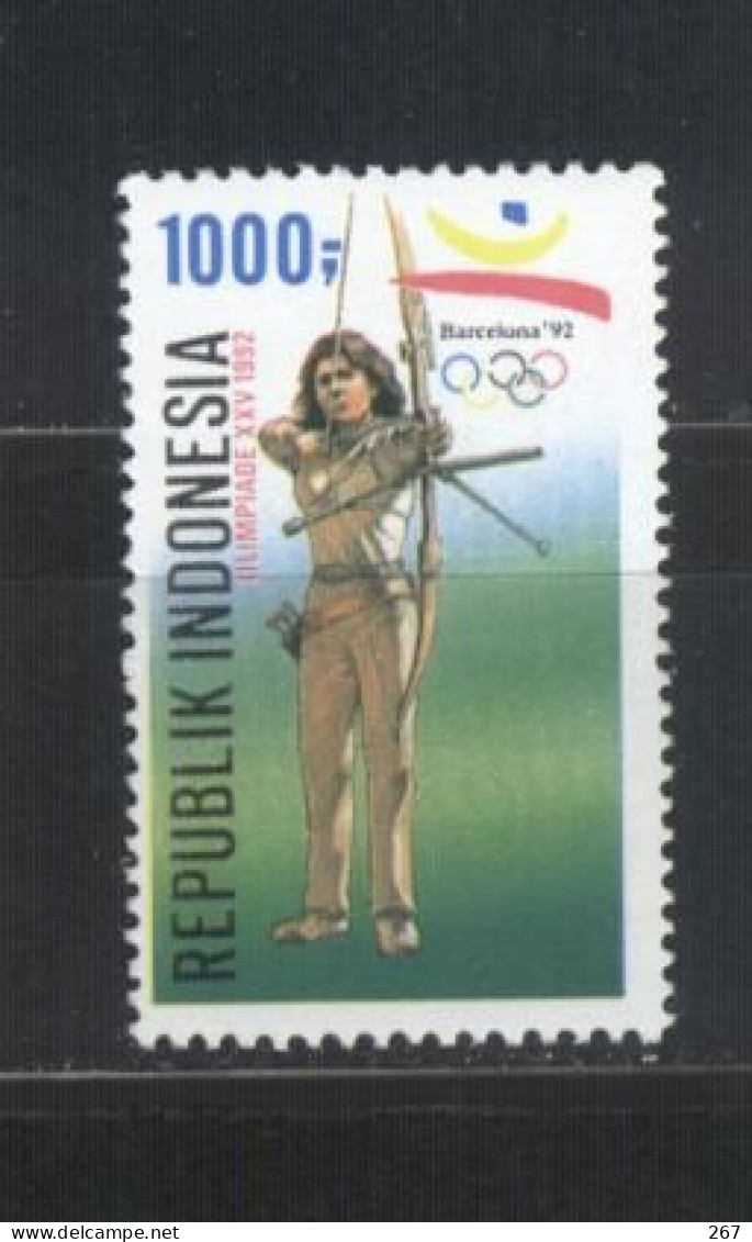 INDONESIE  N° 1303 * *  Jo 1992  Tir A L Arc - Tir à L'Arc