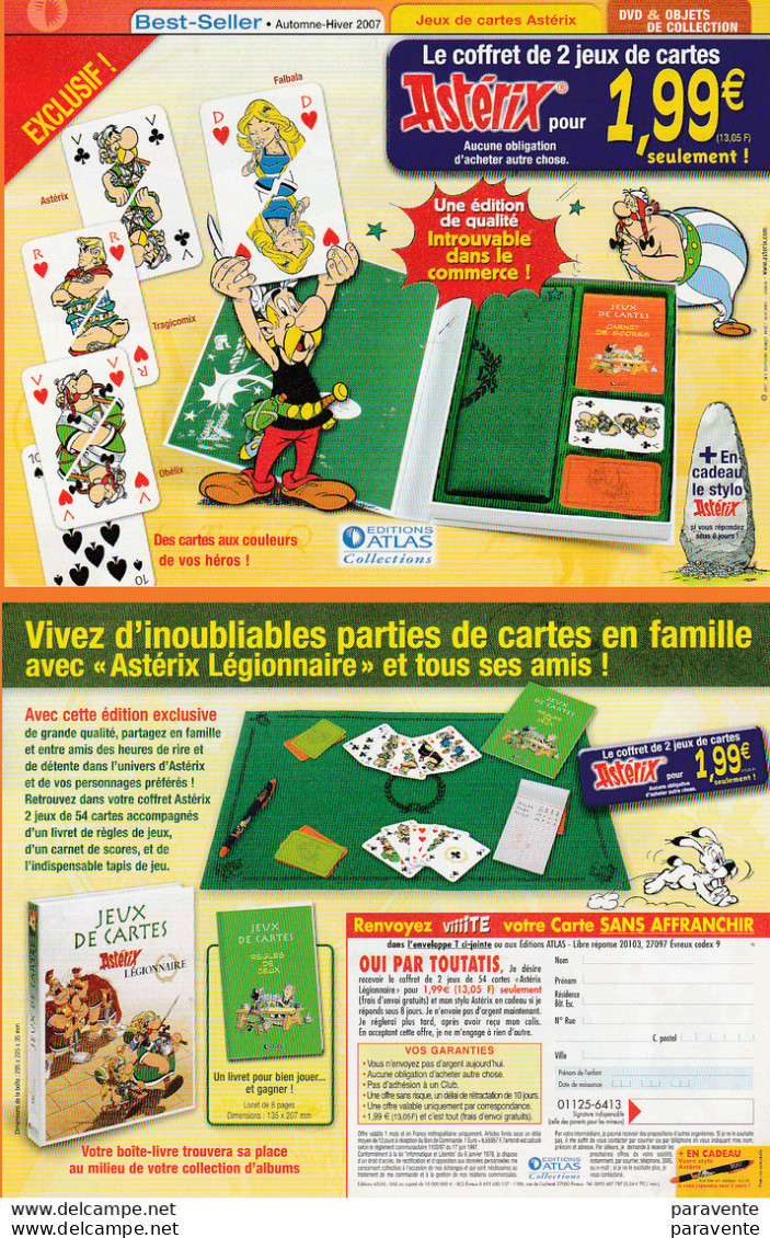 ASTERIX : Flyer ATLAS Petits Chevaux - Astérix