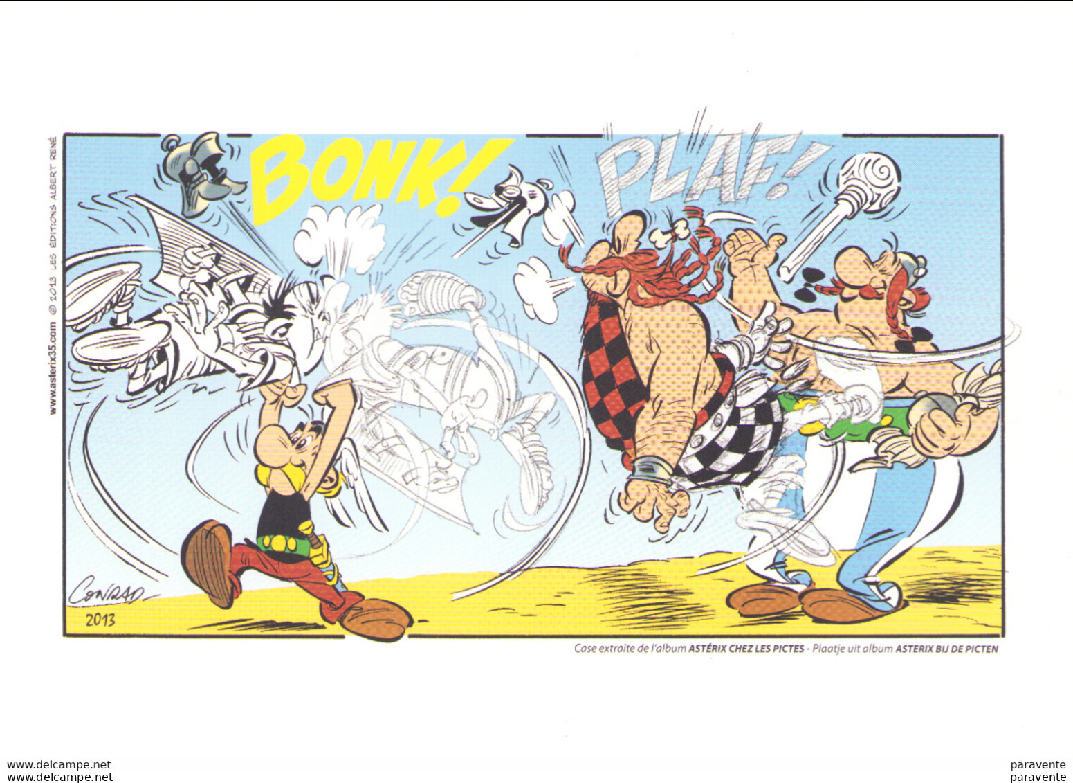 ASTERIX : Exlibris ASTERIX CHEZ LES PICTES - Asterix