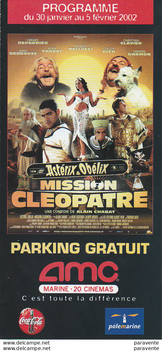 ASTERIX : Depliant AMC Mission Cléopatre - Asterix