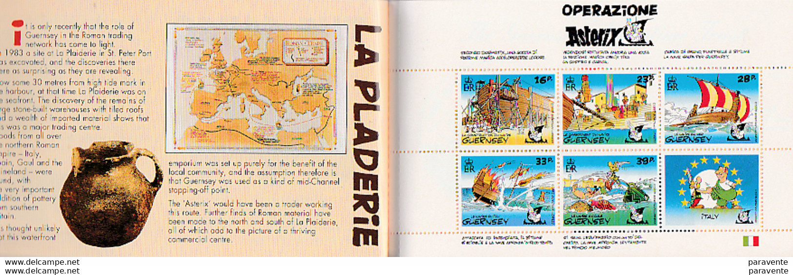 ASTERIX : Carnet De Timbres GUERNESEY - Asterix