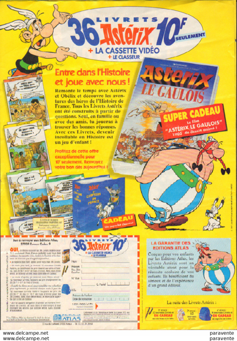 ASTERIX : 2 Pages De Presse Publicité ATLAS En 1997 Differentes - Astérix